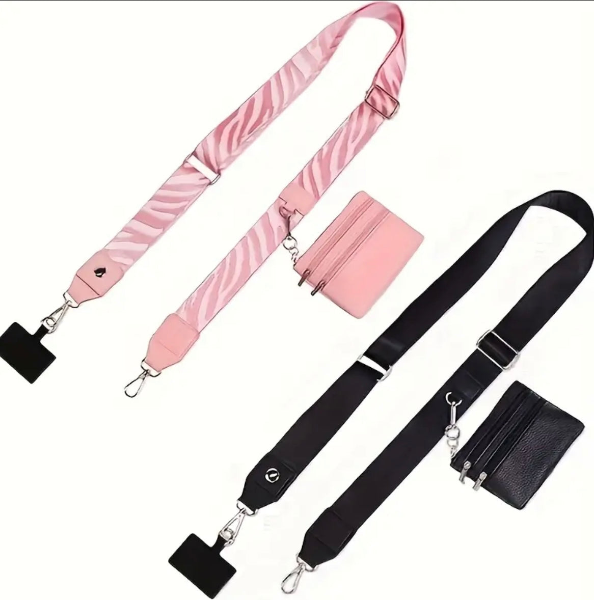 Black & Pink Zebra Duo